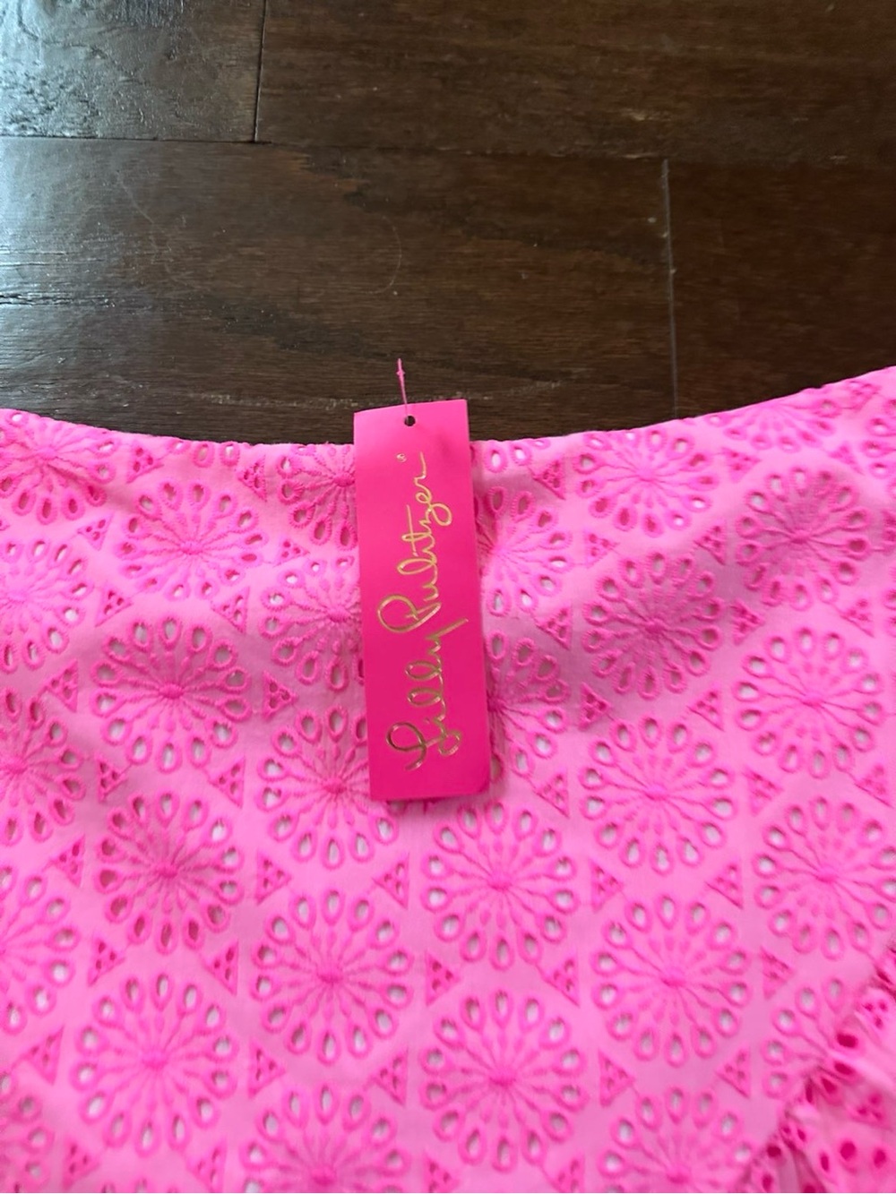 Lilly Pulitzer FAYE SKORT IN PROSECCO PINK NEON size 8 NWT - Picture 8 of 8